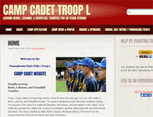 Tablet Screenshot of campcadettroopl.com